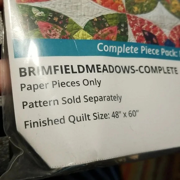 Brimfield Meadows Quilt Pattern Pack NWTS